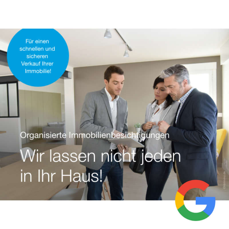 Digitale Akquisemotive - Google für Immobilienmakler, Motiv: Interessentenprüfung - hbtimmo.de