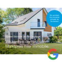 Digitale Akquisemotive - Google für Immobilienmakler, Motiv: Marktpreis - hbtimmo.de