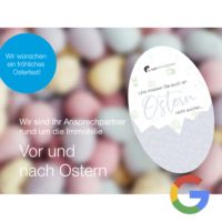 Digitale Akquisemotive - Google für Immobilienmakler, Motiv: Ostern - hbtimmo.de