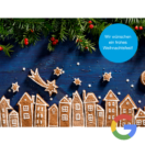 Digitale Akquisemotive - Google für Immobilienmakler, Motiv: Weihnachten Foto Haus - hbtimmo.de