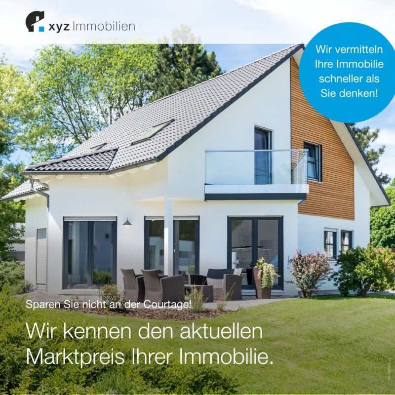 Digitale Akquisemotive für Immobilienmakler - Motiv: Marktpreis - hbtimmo.de