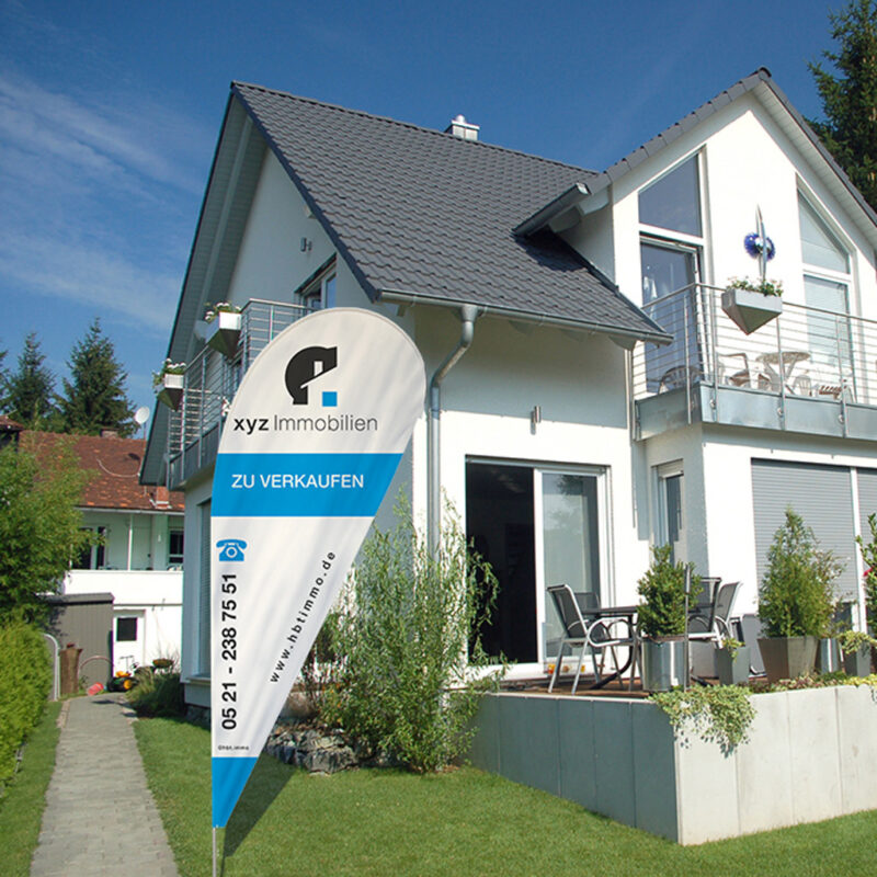 Beachflag Objektvermarktung für Immobilienverkauf - hbtimmo.de
