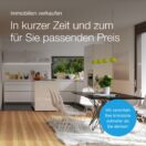 Faltblatt Quadratfalz Privatverkäufer für Immobilienmakler - Akquisemotiv: Kurze Zeit - hbtimmo.de