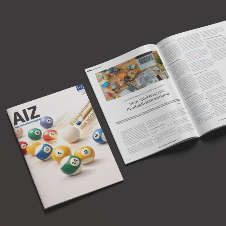 KI für Immobilienmakler, Fachbeitrag AIZ