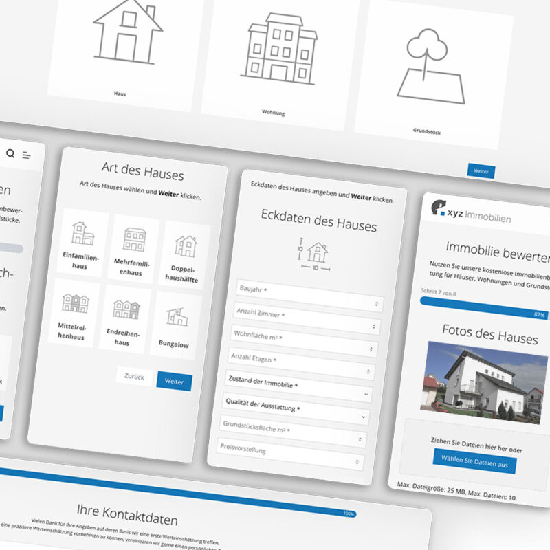 Immobilienwebsite für Immobilienmakler - Immobilienbewertung - hbtimmo.de