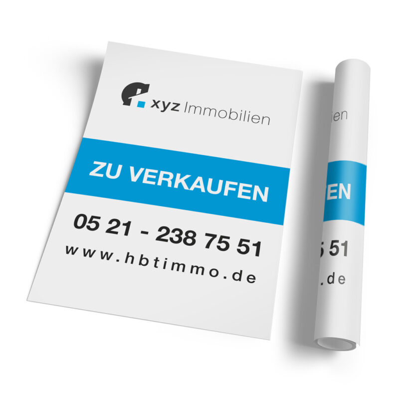 Immoposter Objektvermarktung für Immobilienverkauf - hbtimmo.de