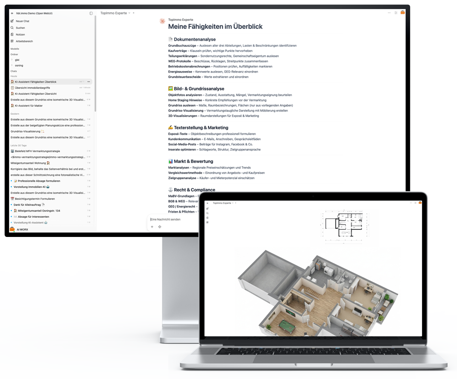 KI-Chatbot Immobilienmakler