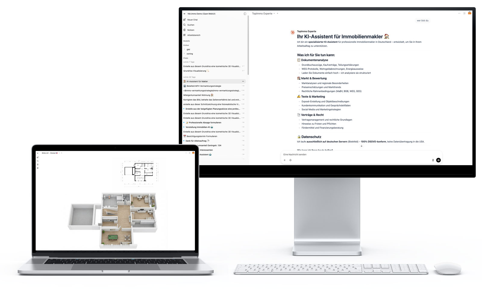 KI-Chatbot Immobilienmakler