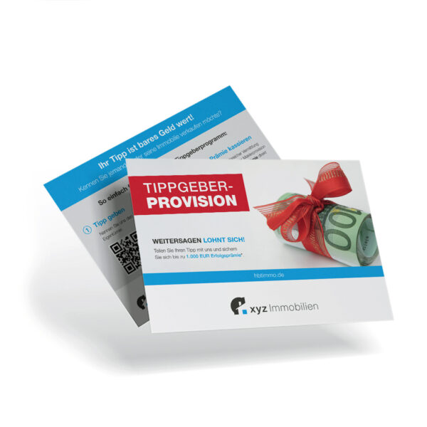 Tippgeberprovision Flyer DIN A6 - hbtimmo.de Tippgeberprovision Flyer DIN A6 - hbtimmo.de